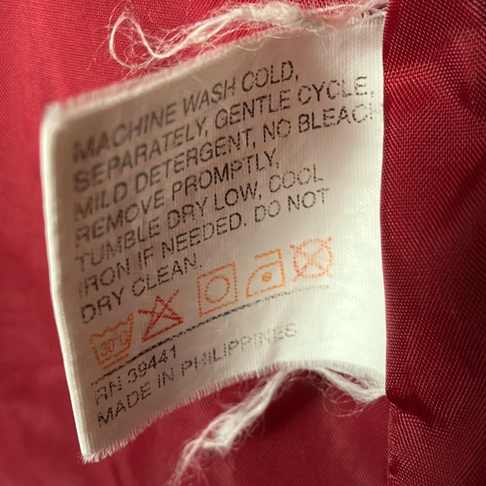 Pacific Trail Coat Chores Work Red Size Medium M Drawstring Women’s - Picture 9 of 14